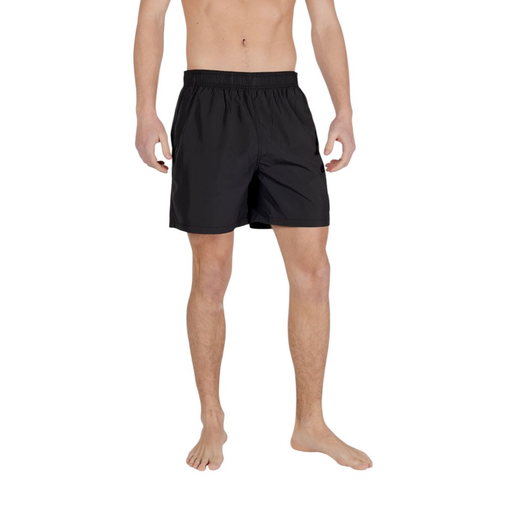 Schwarze Badeshorts aus Polyester Armani Exchange