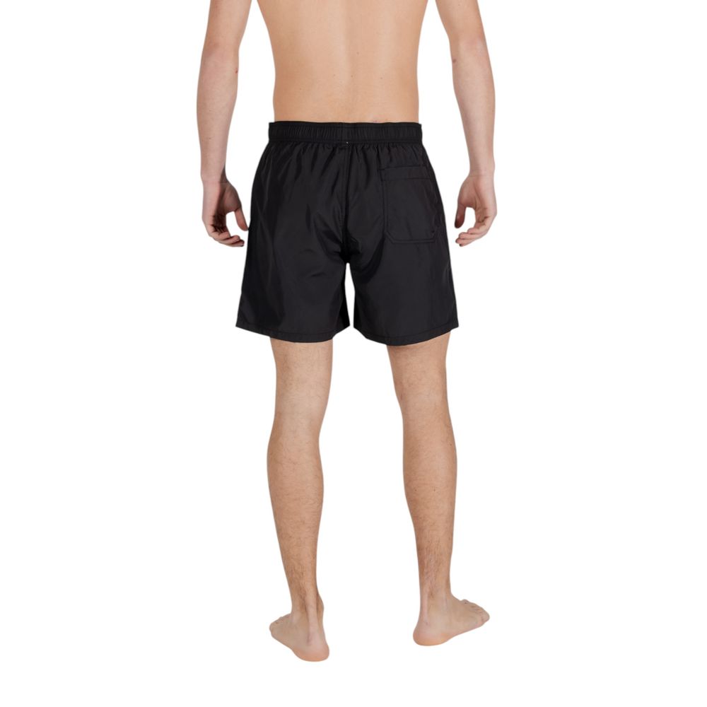 Schwarze Badeshorts aus Polyester Armani Exchange
