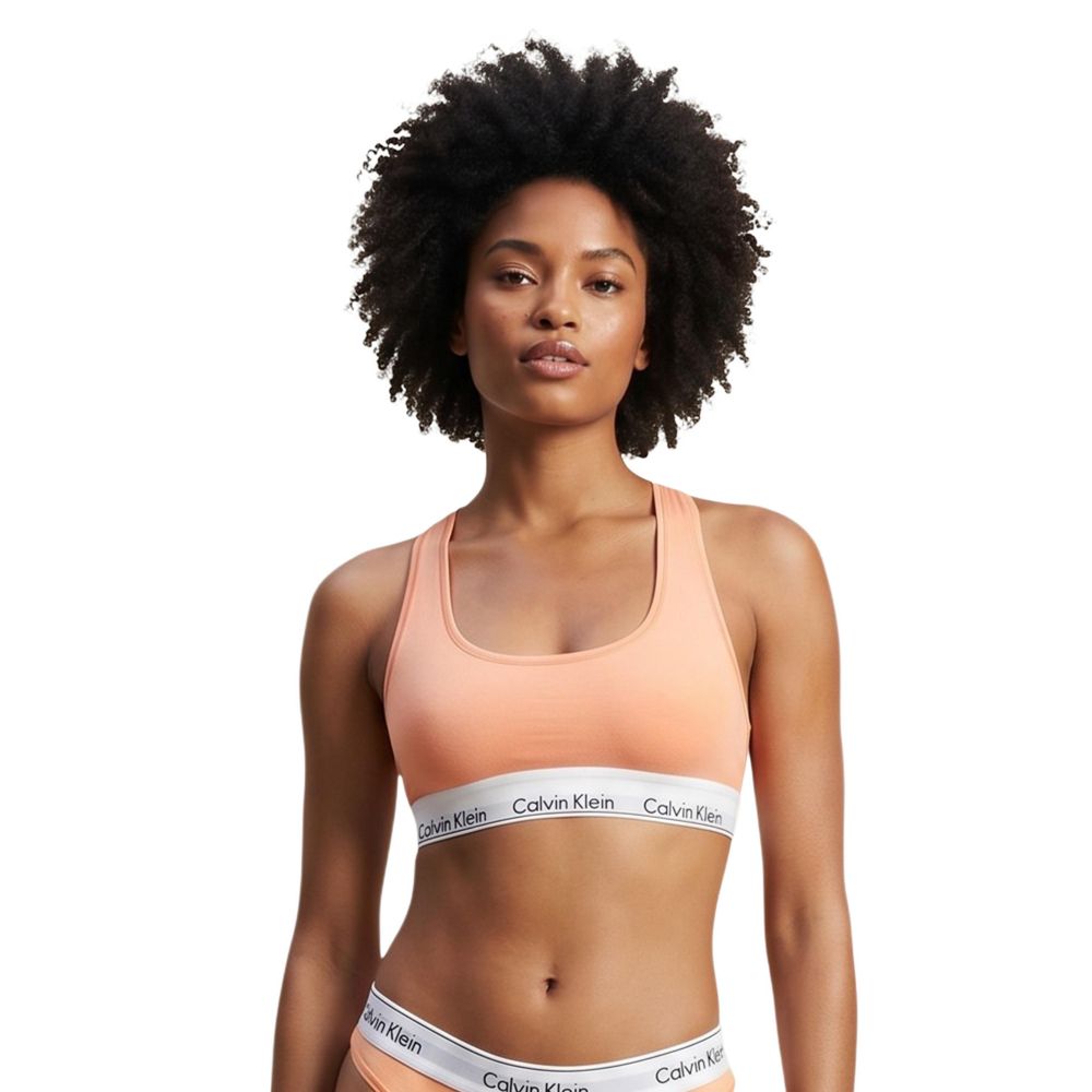 Orange Baumwoll-BH Calvin Klein Underwear