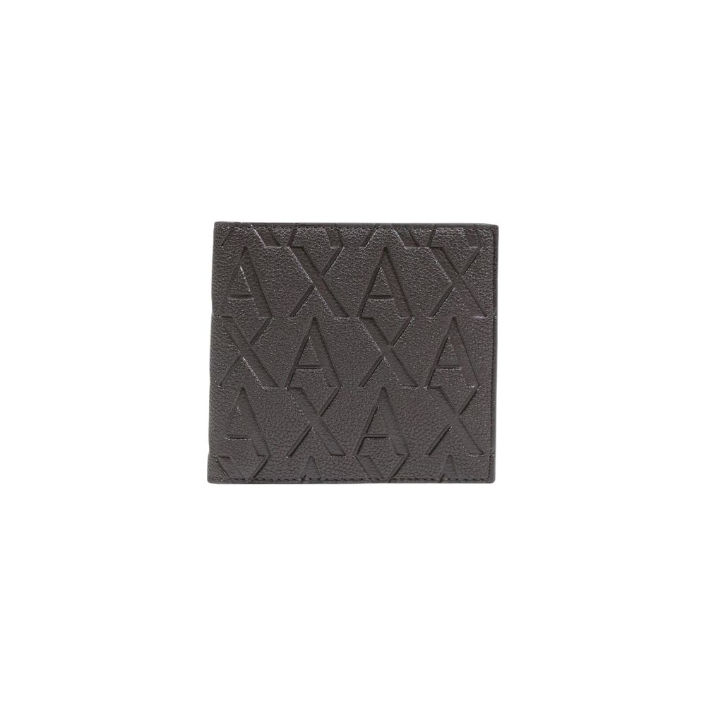 Brauner Kartenhalter aus Polyester Armani Exchange