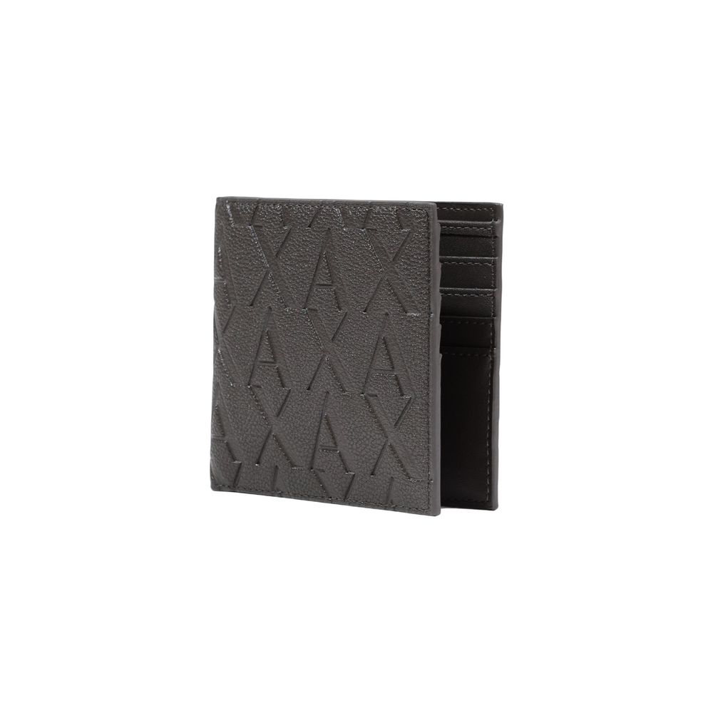 Brauner Kartenhalter aus Polyester Armani Exchange