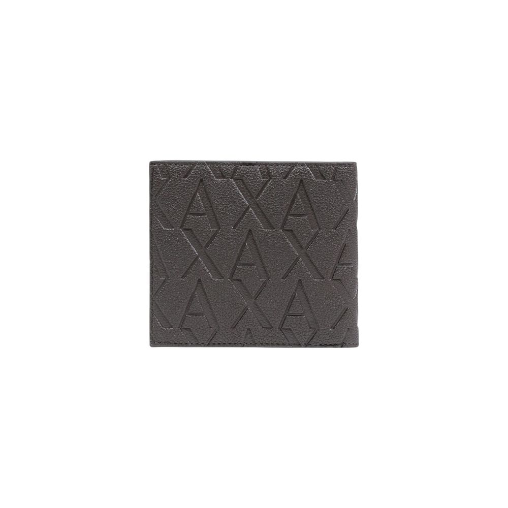 Brauner Kartenhalter aus Polyester Armani Exchange