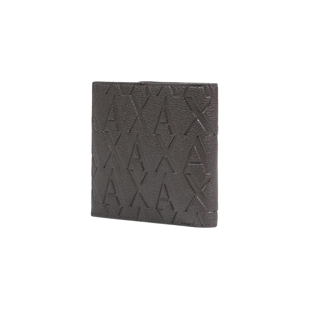 Brauner Kartenhalter aus Polyester Armani Exchange