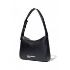 Schwarze Kunstleder-Handtasche Karl Lagerfeld