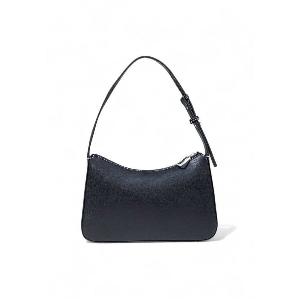 Schwarze Kunstleder-Handtasche Karl Lagerfeld