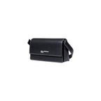Schwarze Kunstleder-Handtasche Karl Lagerfeld