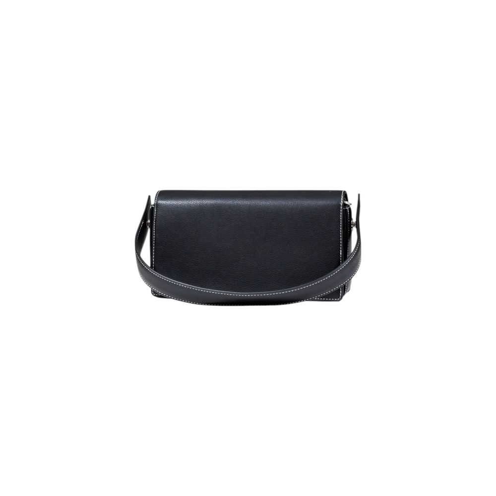 Schwarze Kunstleder-Handtasche Karl Lagerfeld