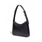 Schwarze Kunstleder-Handtasche Karl Lagerfeld