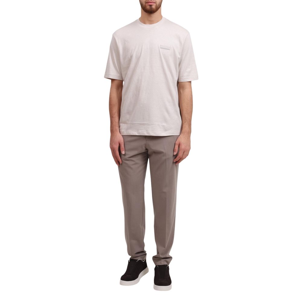 Beige Lyocell Freizeithose Armani Exchange