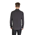 Schwarzes Hemd aus Elasthan Armani Exchange