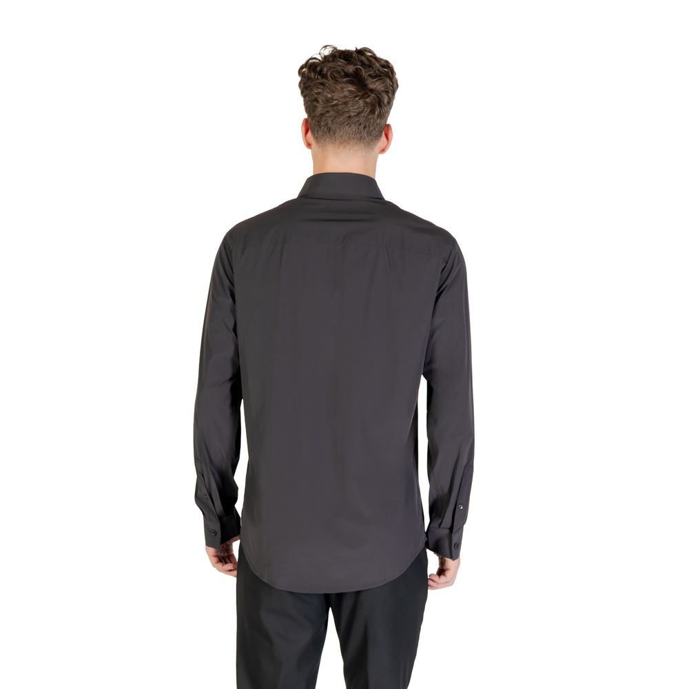 Schwarzes Hemd aus Elasthan Armani Exchange
