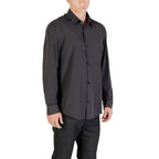 Schwarzes Hemd aus Elasthan Armani Exchange
