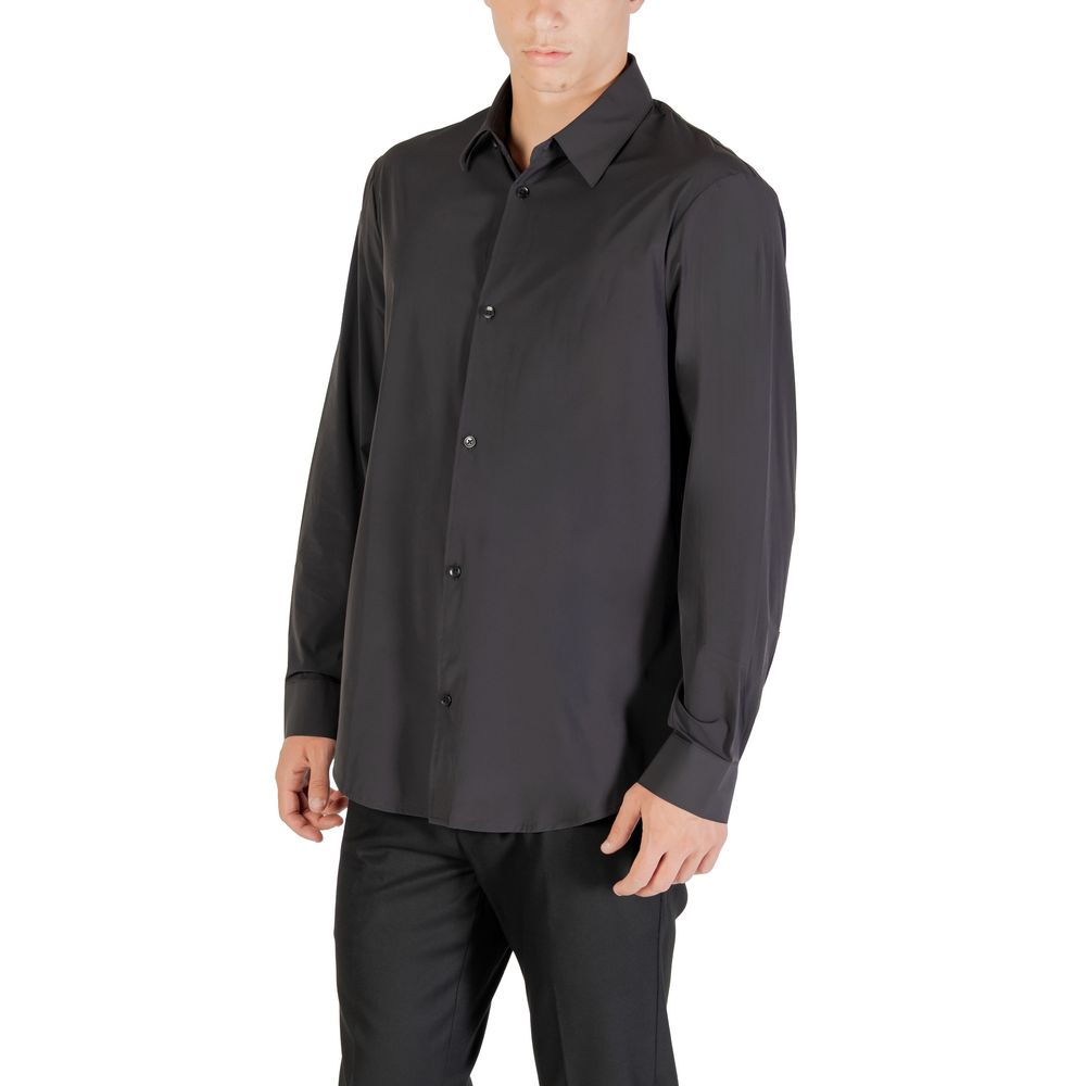 Schwarzes Hemd aus Elasthan Armani Exchange