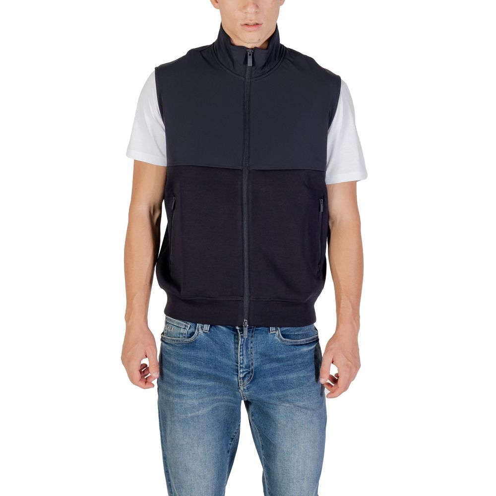 Blauer Baumwoll-Sweatshirt Armani Exchange