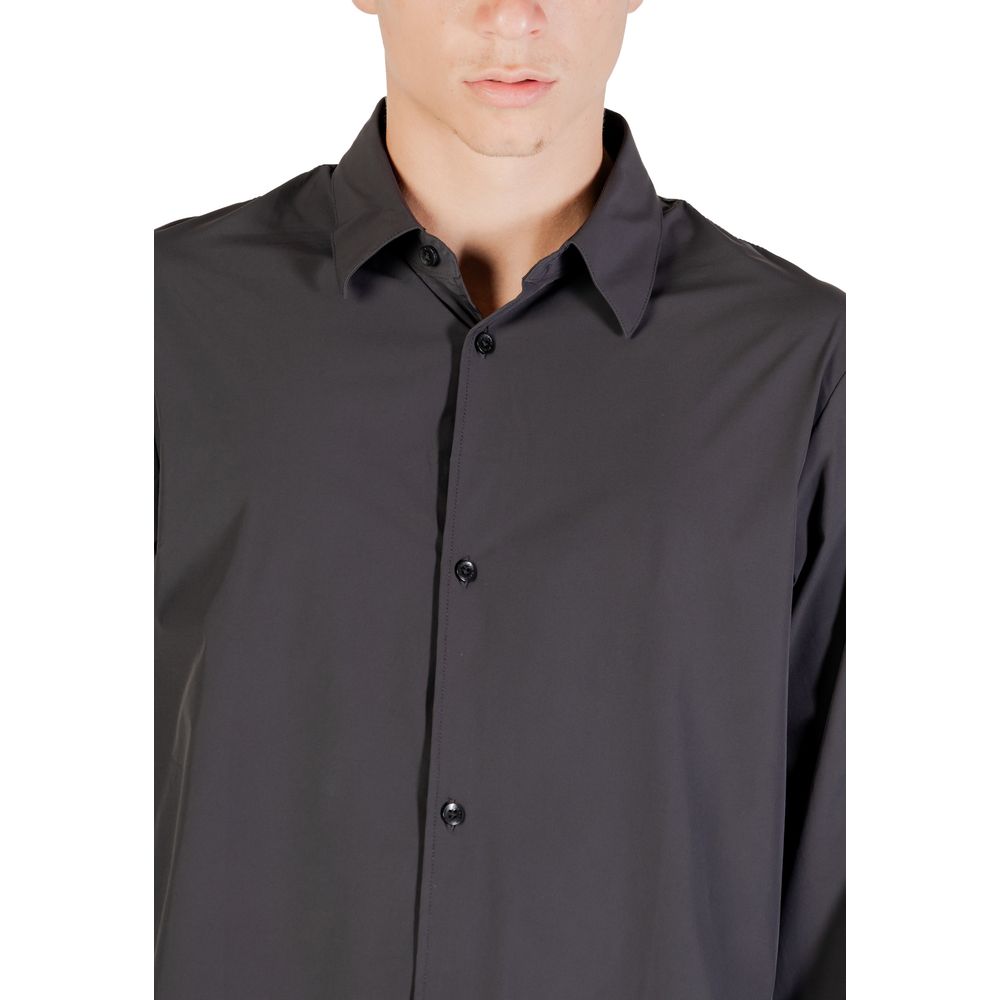 Schwarzes Hemd aus Elasthan Armani Exchange