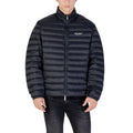 Blauer Mantel aus Polyamid Armani Exchange
