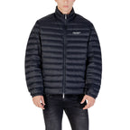 Blauer Mantel aus Polyamid Armani Exchange