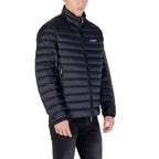 Blauer Mantel aus Polyamid Armani Exchange