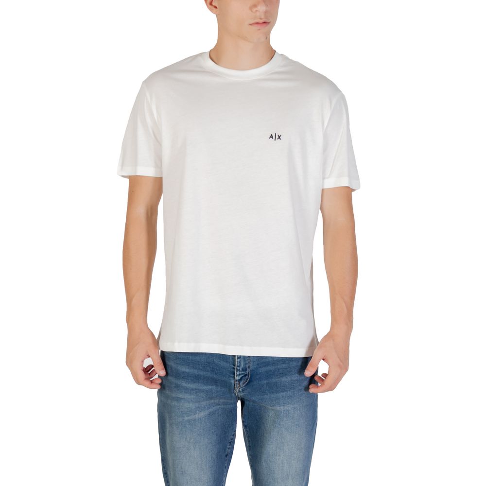 Armani Exchange Cremefarbenes T-Shirt