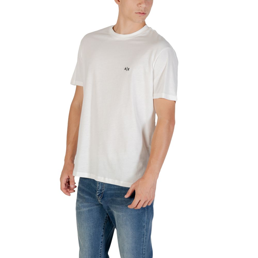 Armani Exchange Cremefarbenes T-Shirt