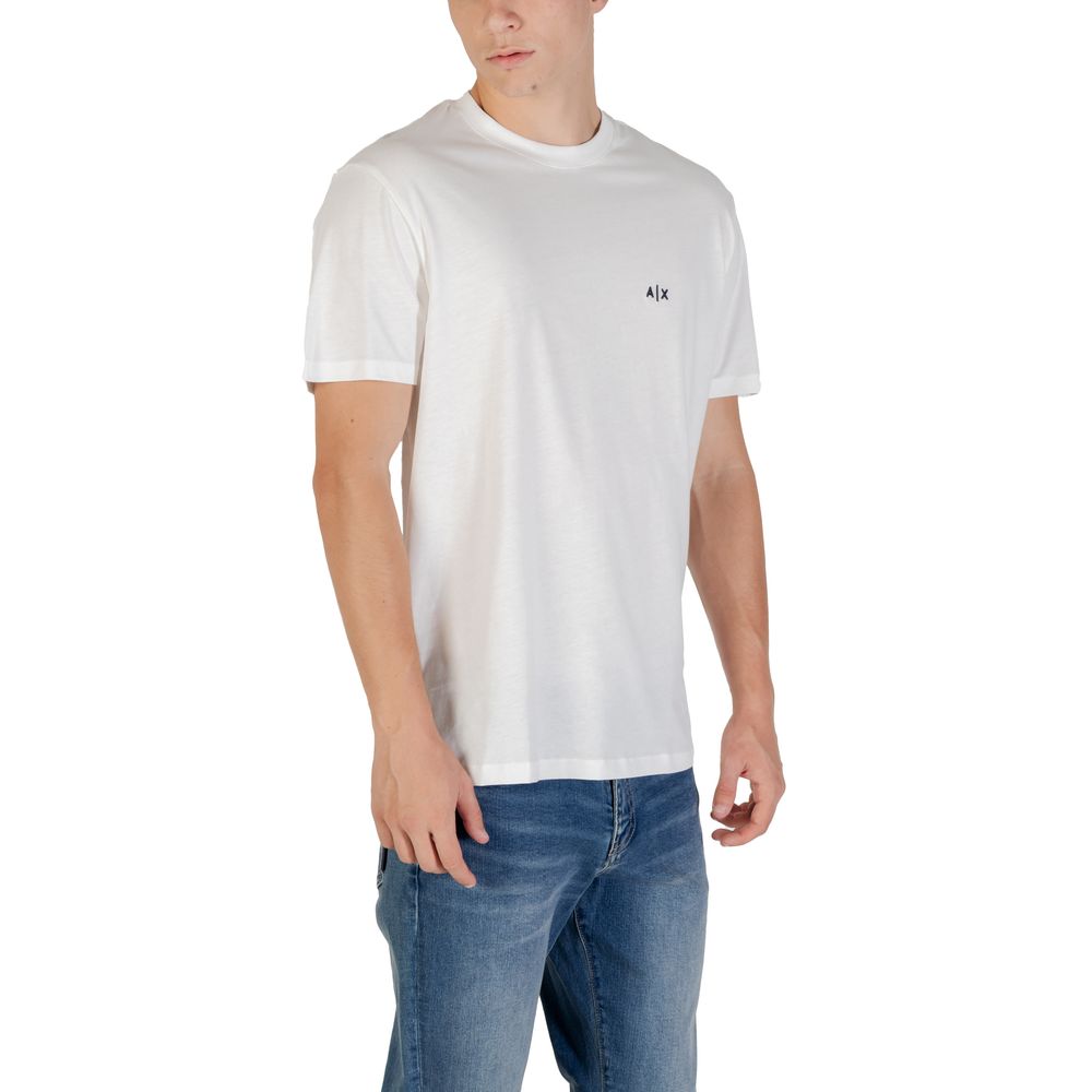Armani Exchange Cremefarbenes T-Shirt
