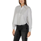Weiße Baumwollbluse Armani Exchange