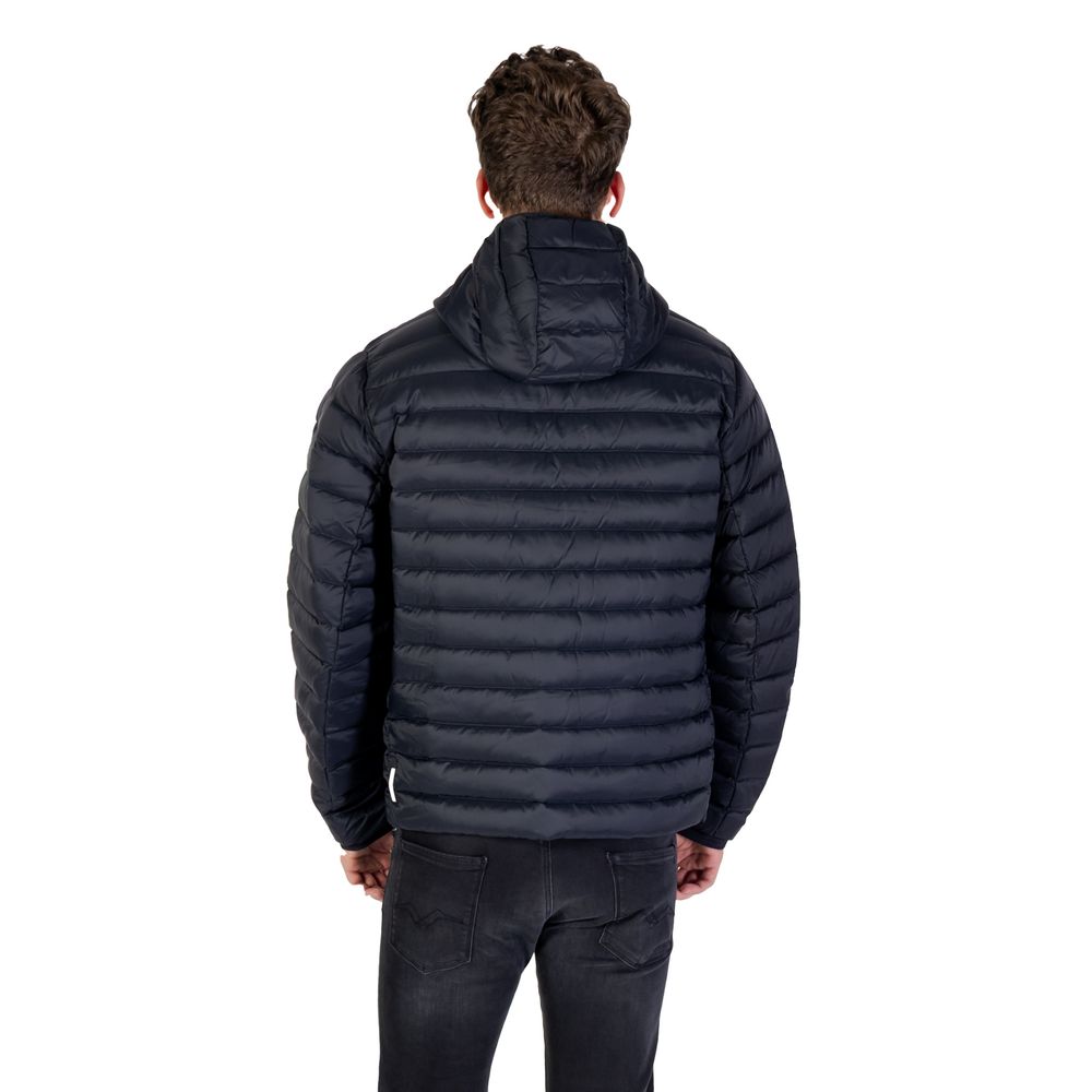 Blaue Shell-Jacke aus Polyamid Armani Exchange
