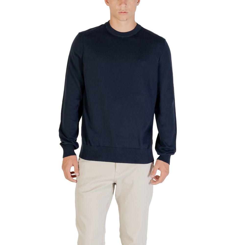 Blauer Baumwoll-Sweatshirt Hugo Boss