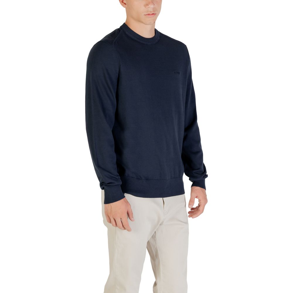 Blauer Baumwoll-Sweatshirt Hugo Boss