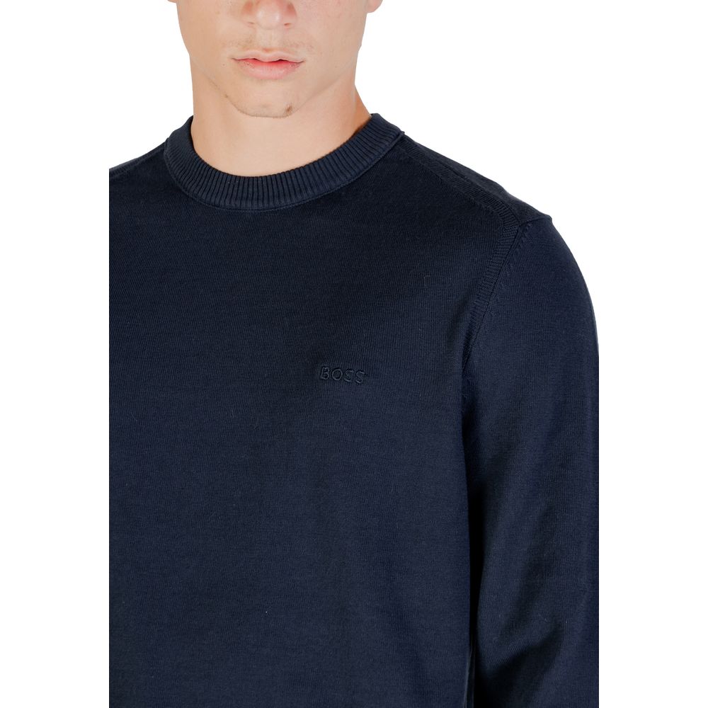 Blauer Baumwoll-Sweatshirt Hugo Boss