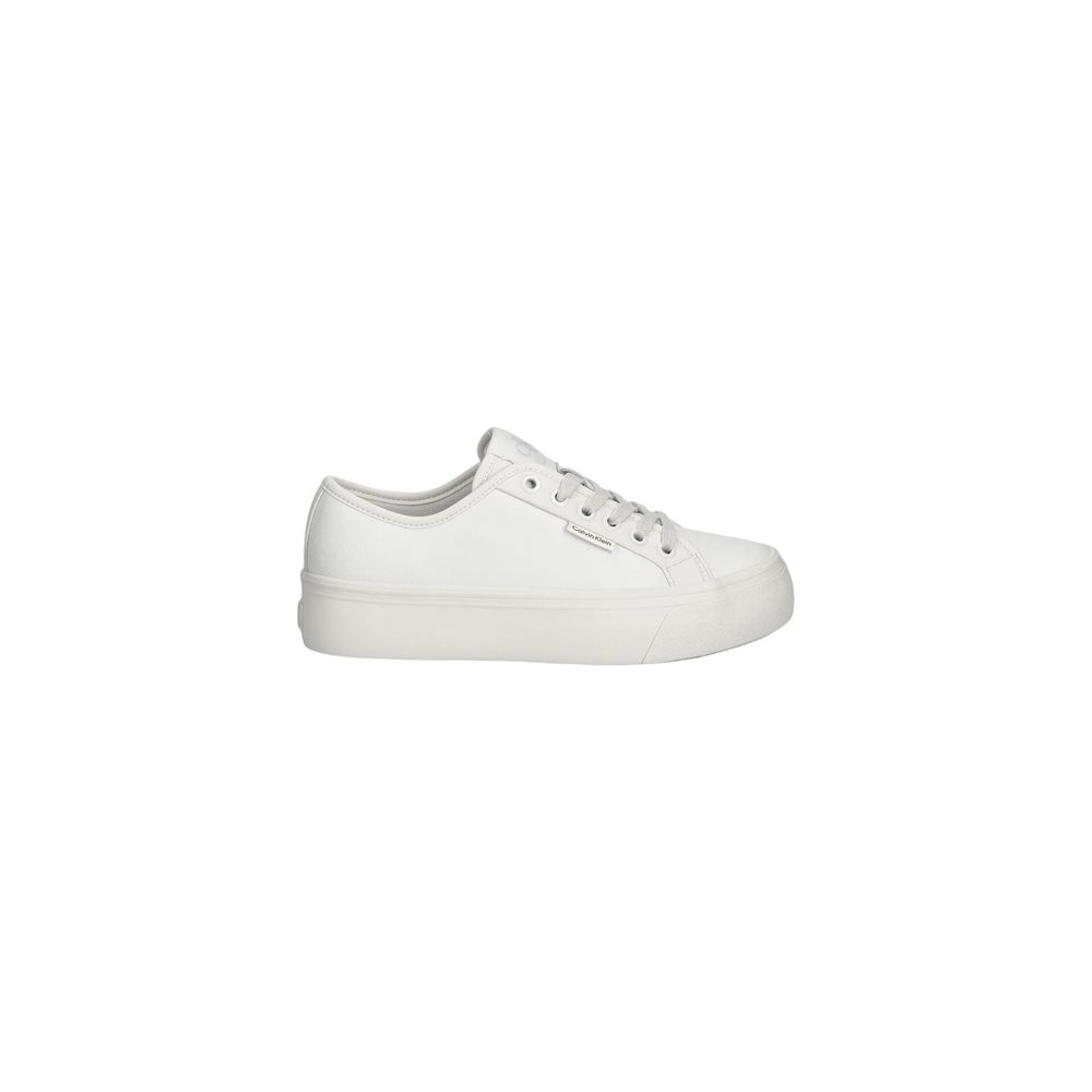 Weiße Leder-Sneaker Calvin Klein Jeans
