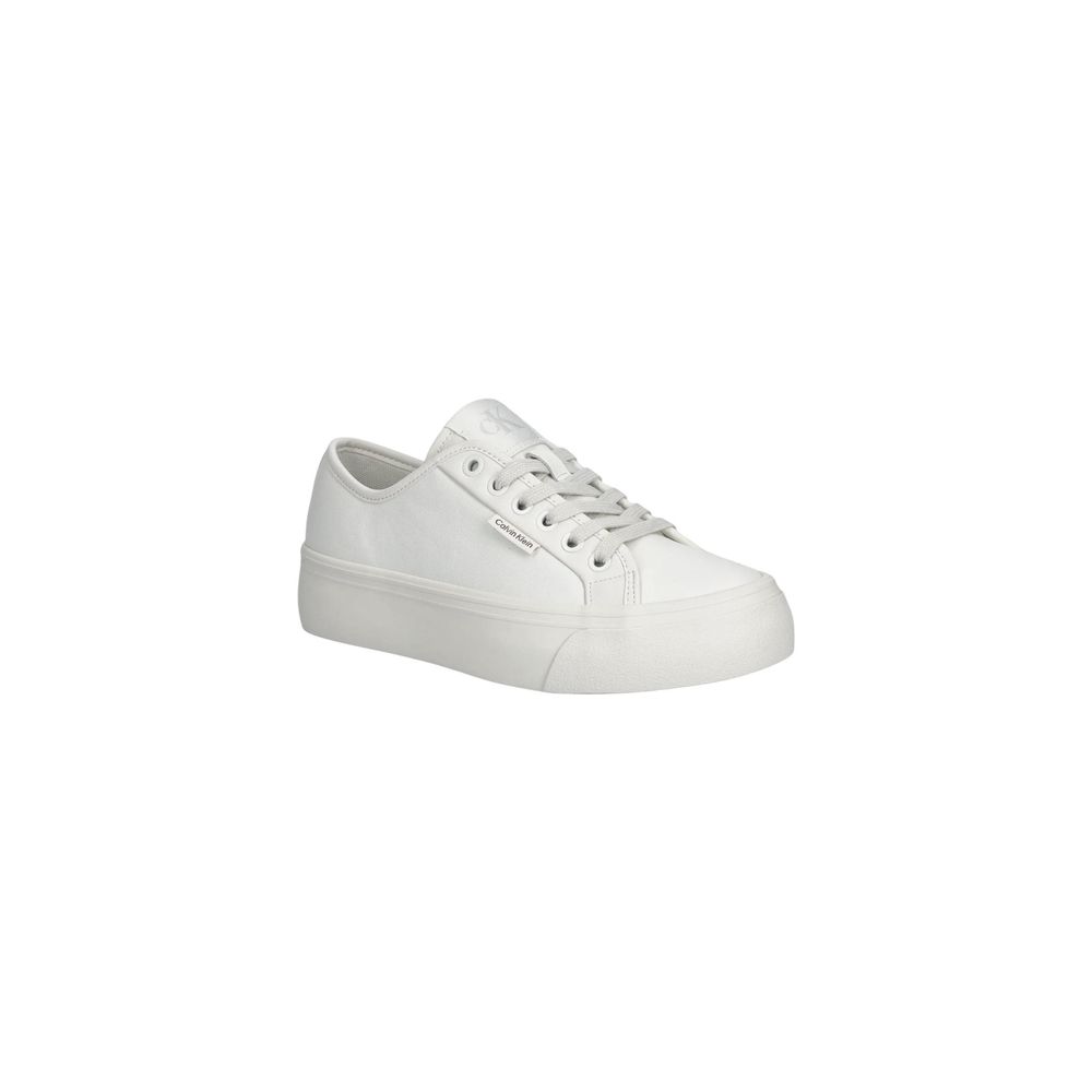 Weiße Leder-Sneaker Calvin Klein Jeans