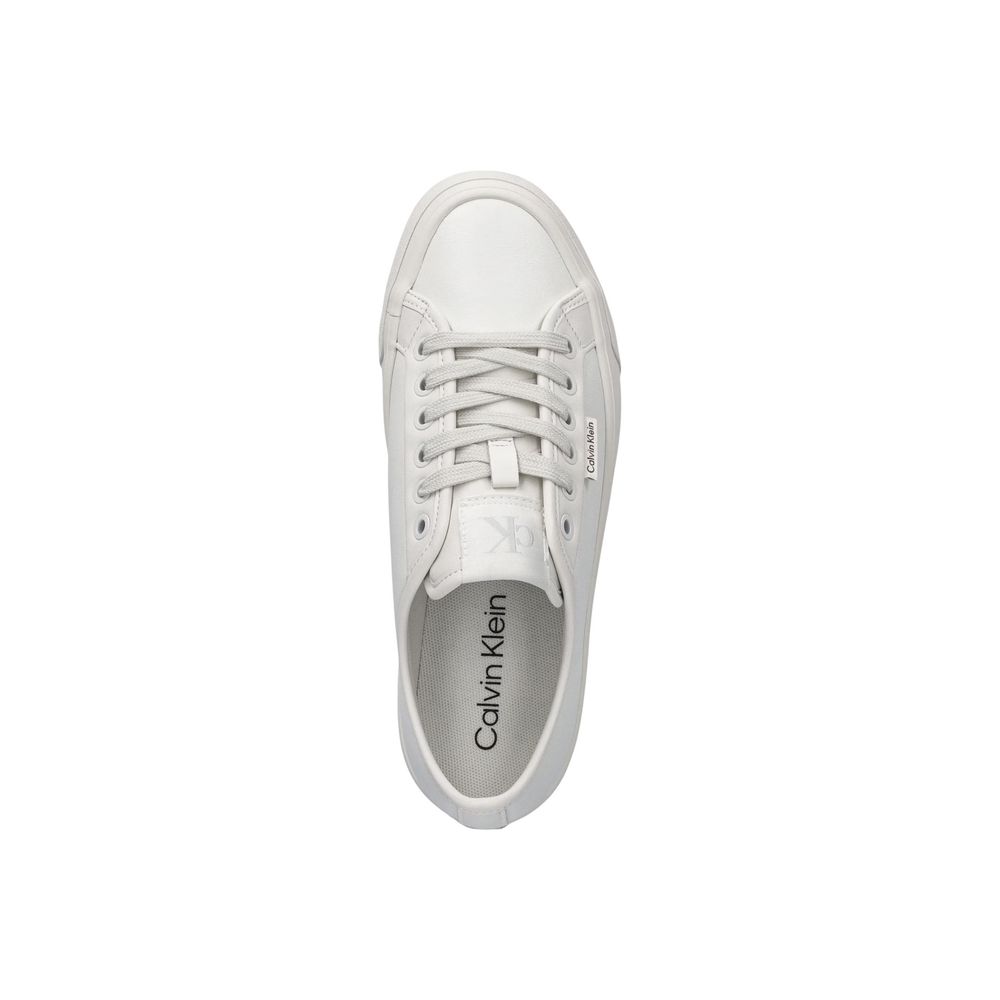 Weiße Leder-Sneaker Calvin Klein Jeans