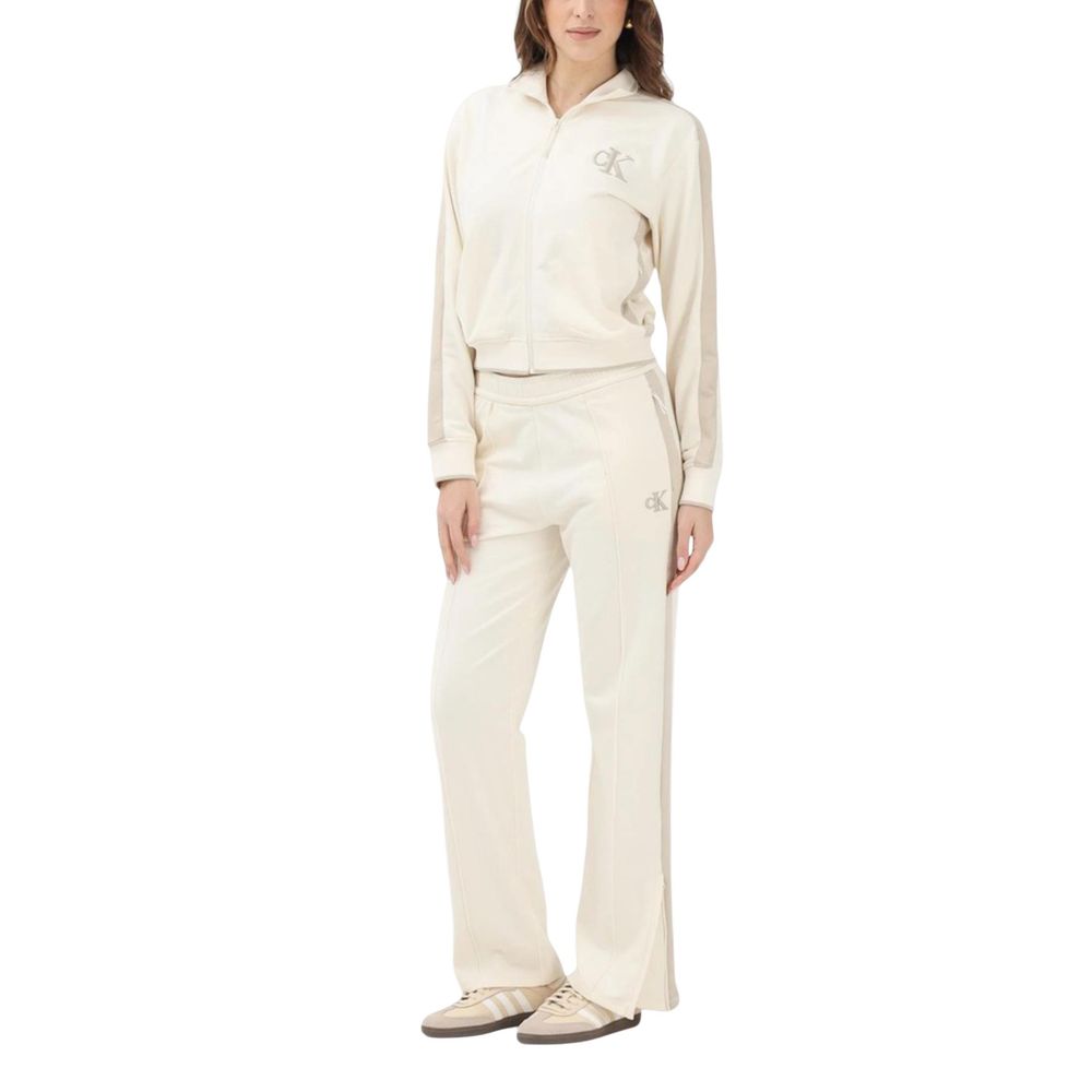 Beigefarbene Baumwoll-Jogginghose (Trainingshose) Calvin Klein Jeans