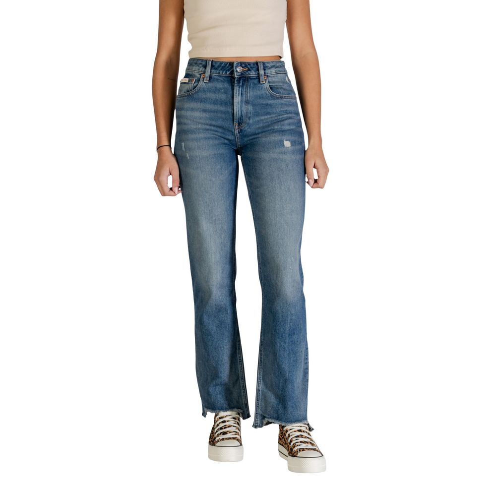 Blaue Baumwoll-Mom-Jeans Calvin Klein Jeans