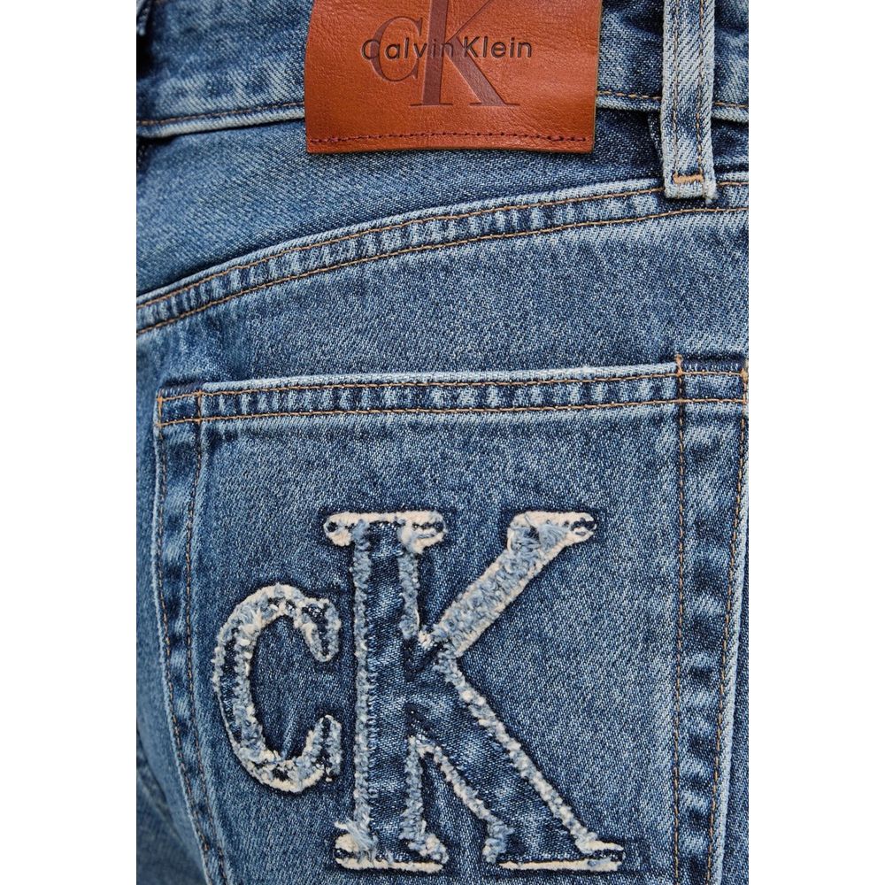 Blaue Baumwoll-Mom-Jeans Calvin Klein Jeans