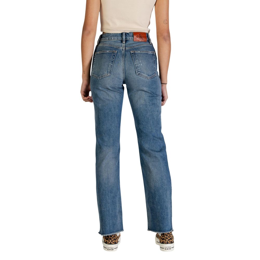 Blaue Baumwoll-Mom-Jeans Calvin Klein Jeans