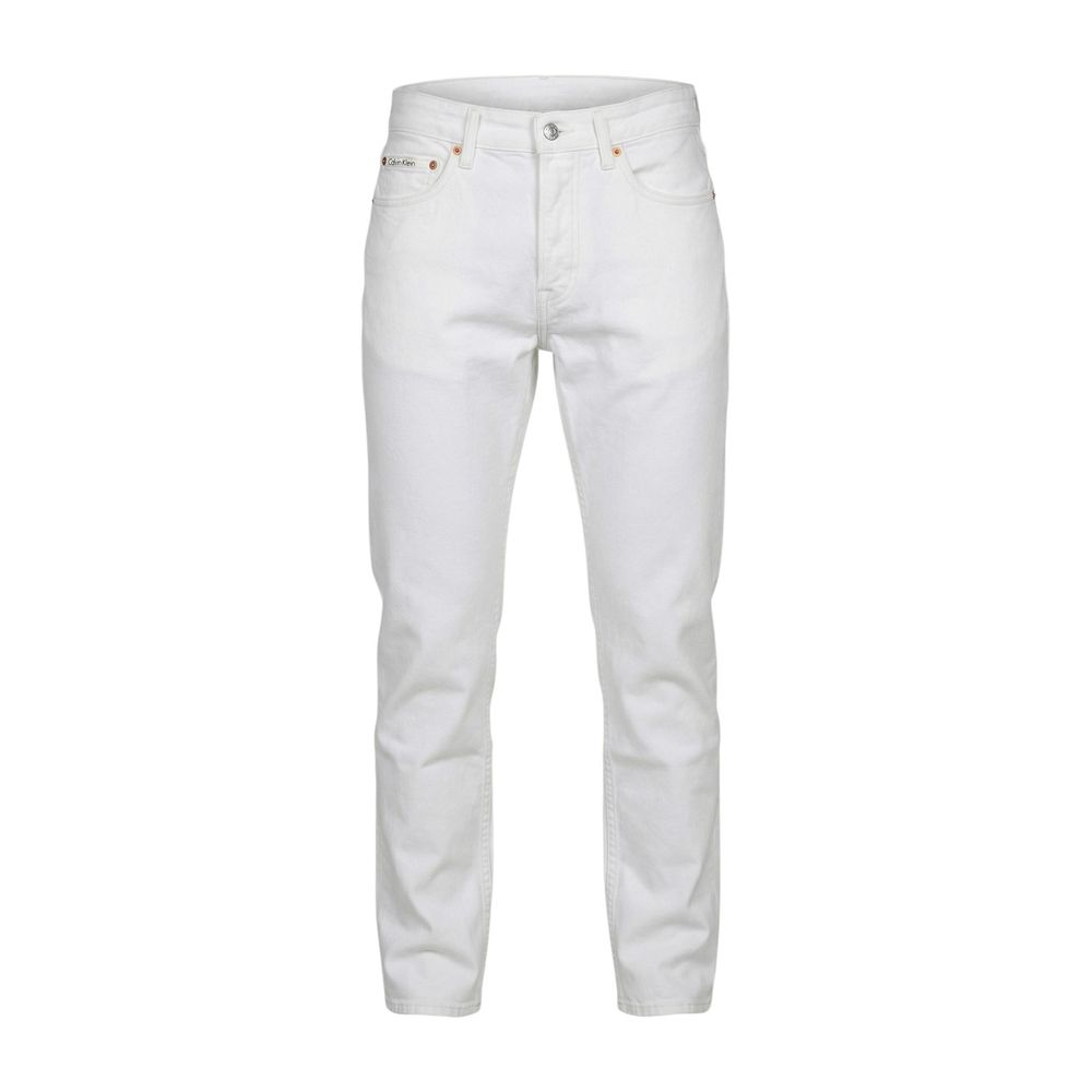 Weiße Skinny Jeans aus Baumwolle Calvin Klein Jeans