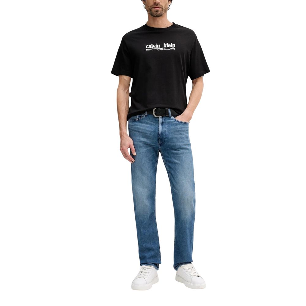 Blaue Baumwolljeans im Relaxed Fit Calvin Klein Jeans