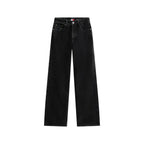 Schwarze Bootcut-Jeans aus recycelter Baumwolle Tommy Hilfiger Jeans