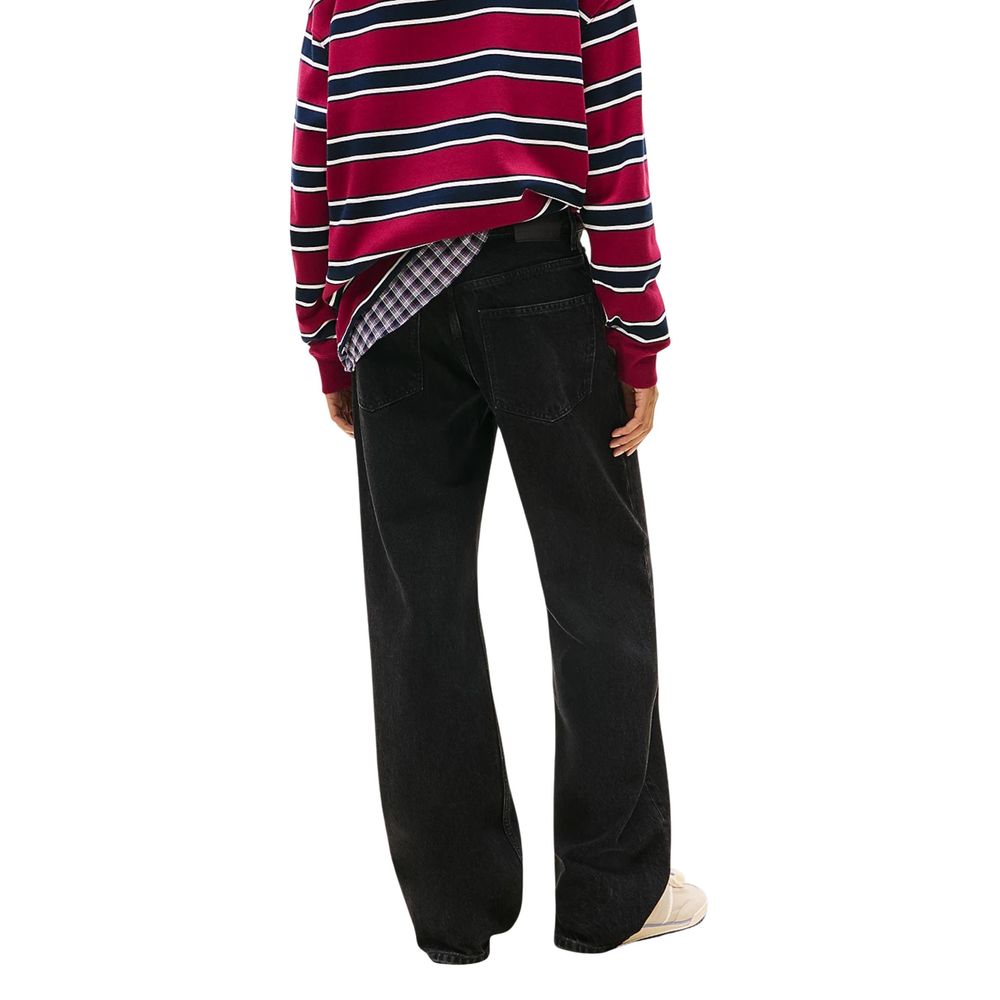 Schwarze Bootcut-Jeans aus recycelter Baumwolle Tommy Hilfiger Jeans