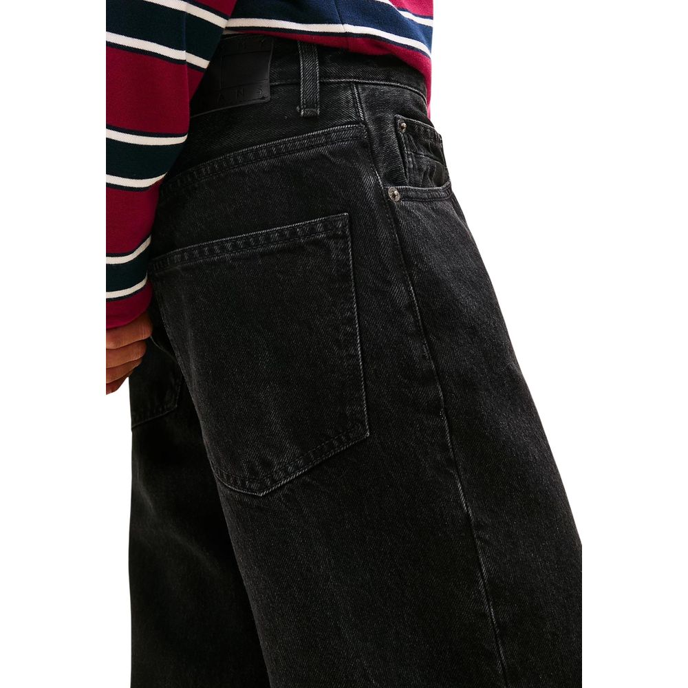 Schwarze Bootcut-Jeans aus recycelter Baumwolle Tommy Hilfiger Jeans