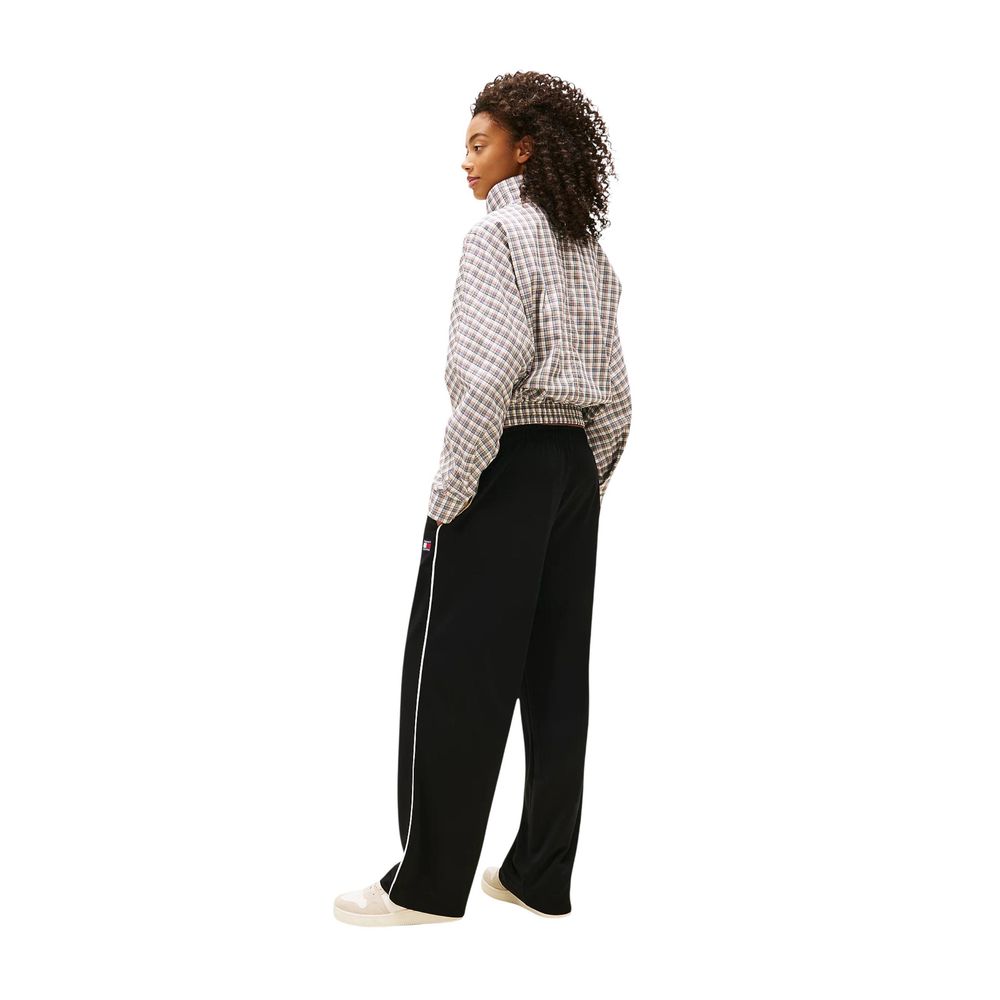 Schwarze Trainingshose aus recyceltem Polyester Tommy Hilfiger Jeans