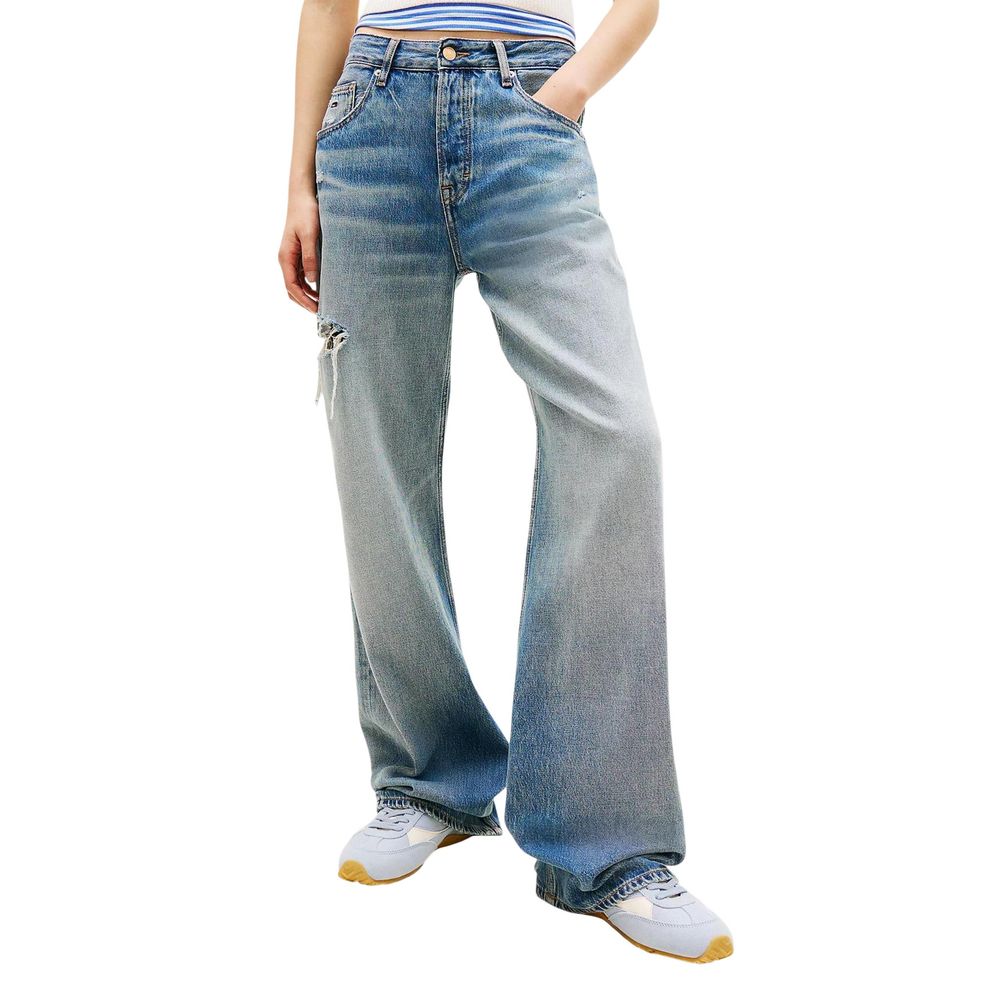 Blaue Boyfriend Jeans aus recycelter Baumwolle Tommy Hilfiger Jeans