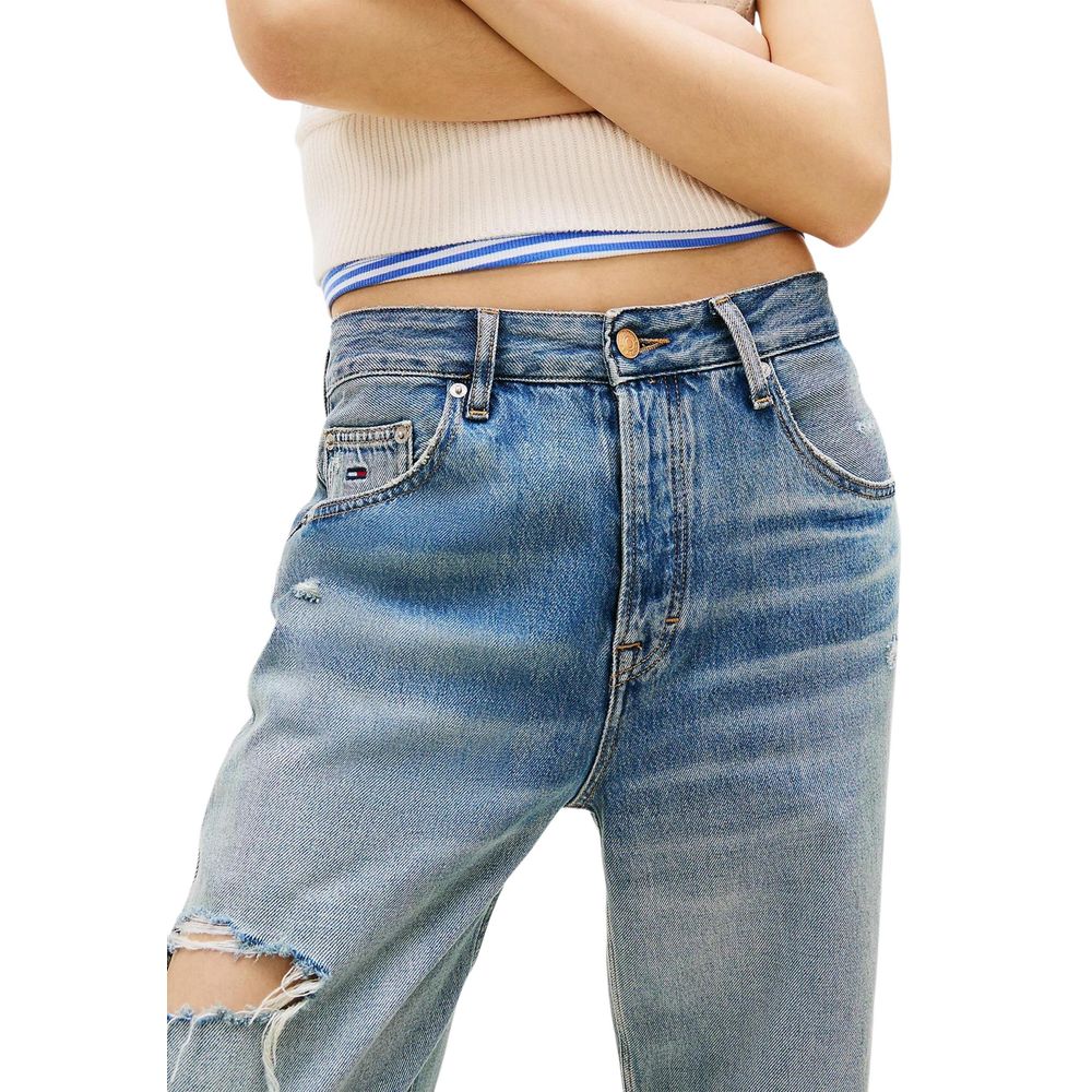 Blaue Boyfriend Jeans aus recycelter Baumwolle Tommy Hilfiger Jeans