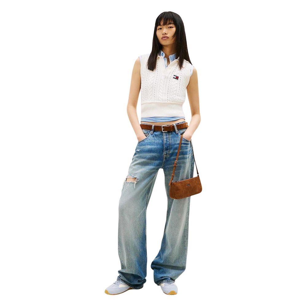 Blaue Boyfriend Jeans aus recycelter Baumwolle Tommy Hilfiger Jeans