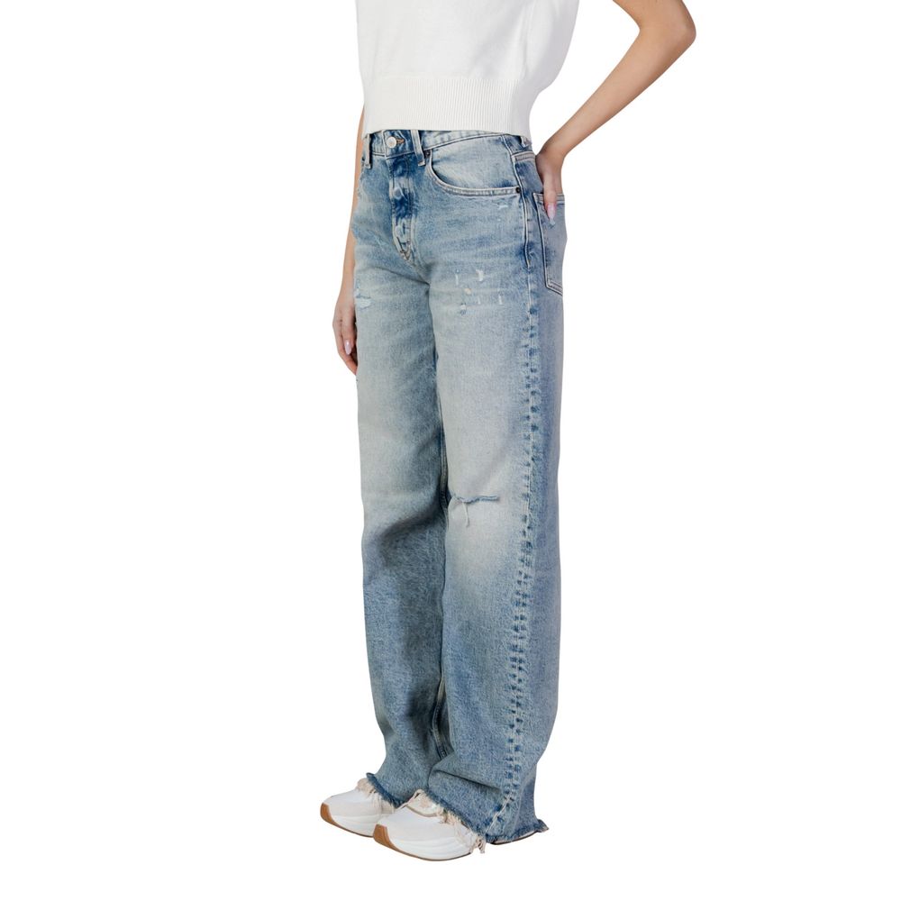 Hellblaue Bootcut Jeans aus recycelter Baumwolle Tommy Hilfiger Jeans