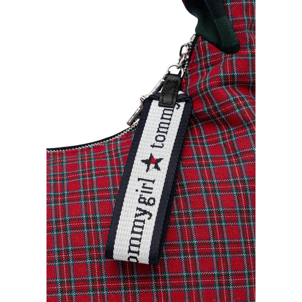 Schultertasche aus zweifarbigem Stoff Tommy Hilfiger Jeans