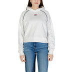 Cremefarbene Kapuzenjacke aus recycelter Baumwolle Tommy Hilfiger Jeans