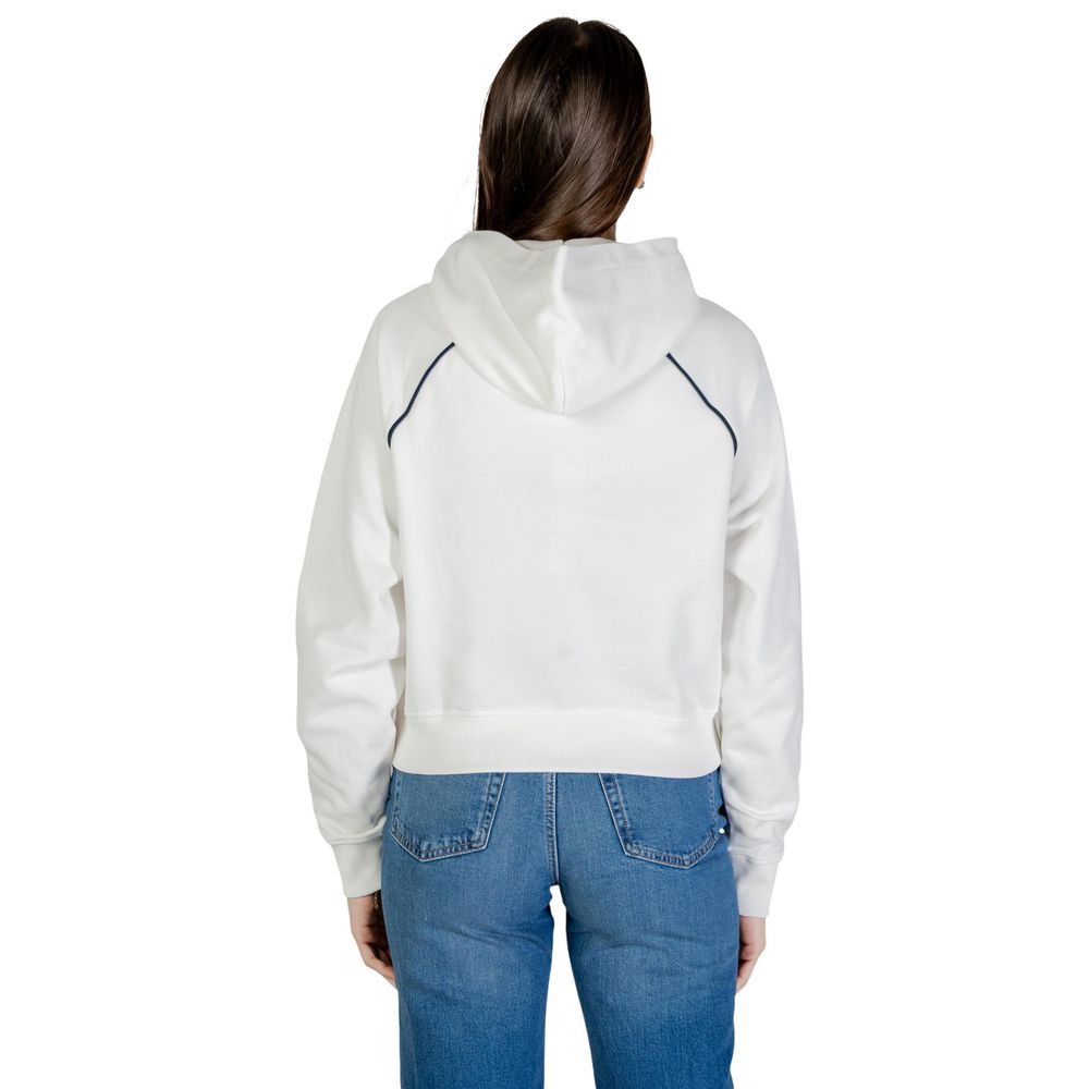 Cremefarbene Kapuzenjacke aus recycelter Baumwolle Tommy Hilfiger Jeans